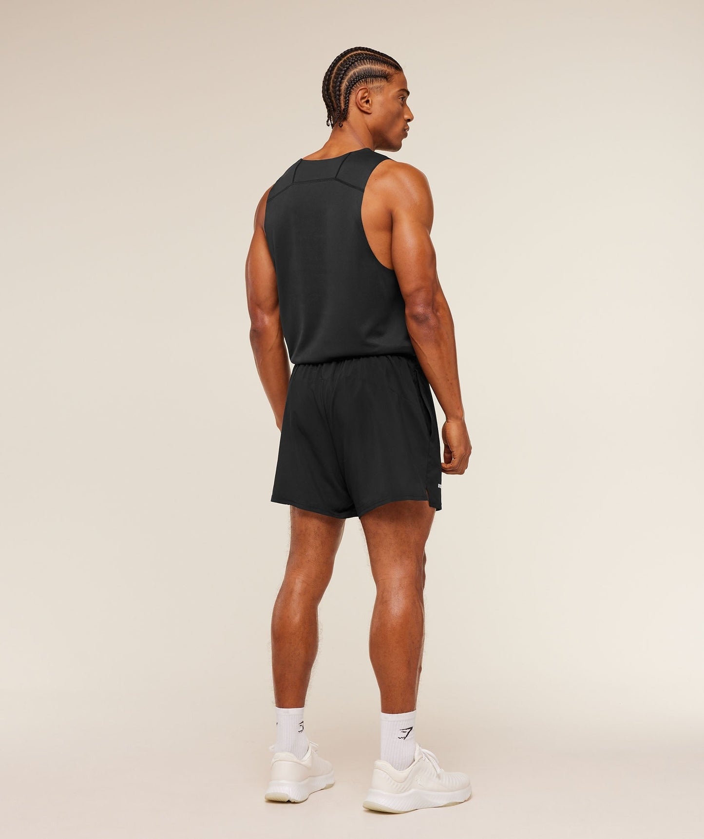 Gymshark Hybrid Engineered Jacquard Tank - Black
