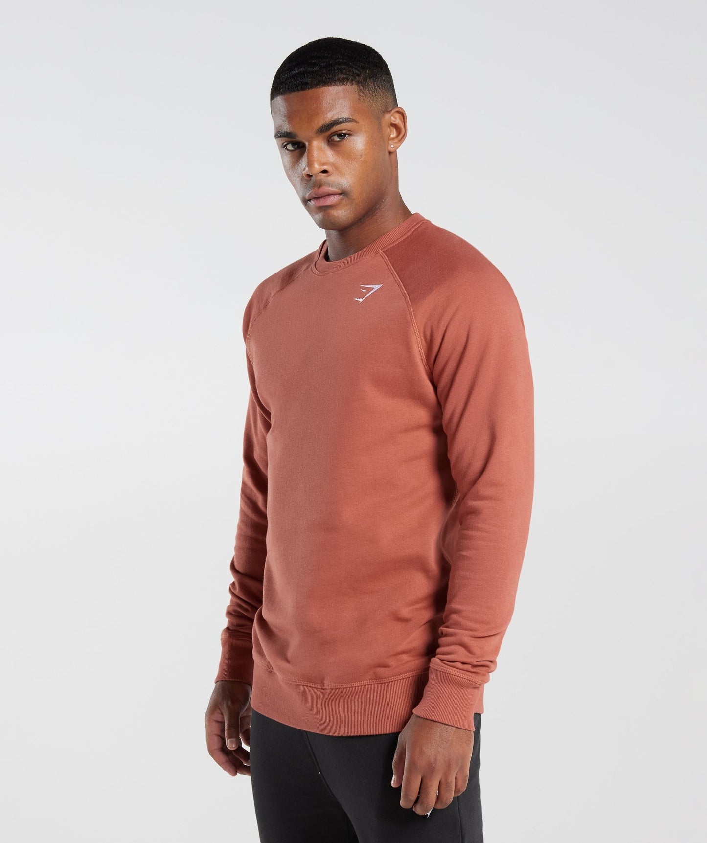 Gymshark Crest Sweatshirt - Persimmon Red