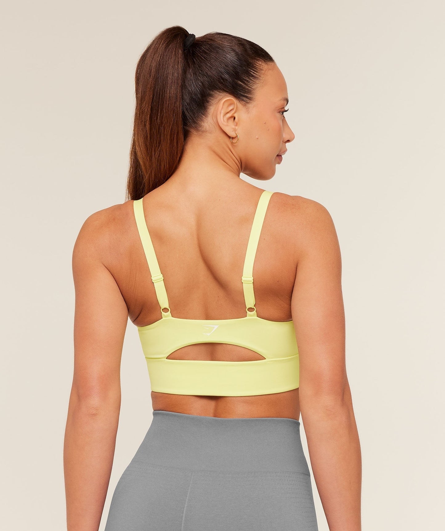 Gymshark Twist Front Sports Bra - Sorbet Yellow