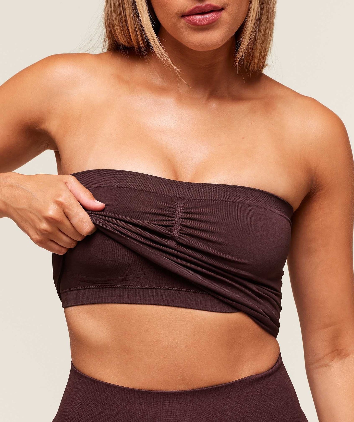 Gymshark Everyday Seamless Midi Tube Top - Cherry Purple