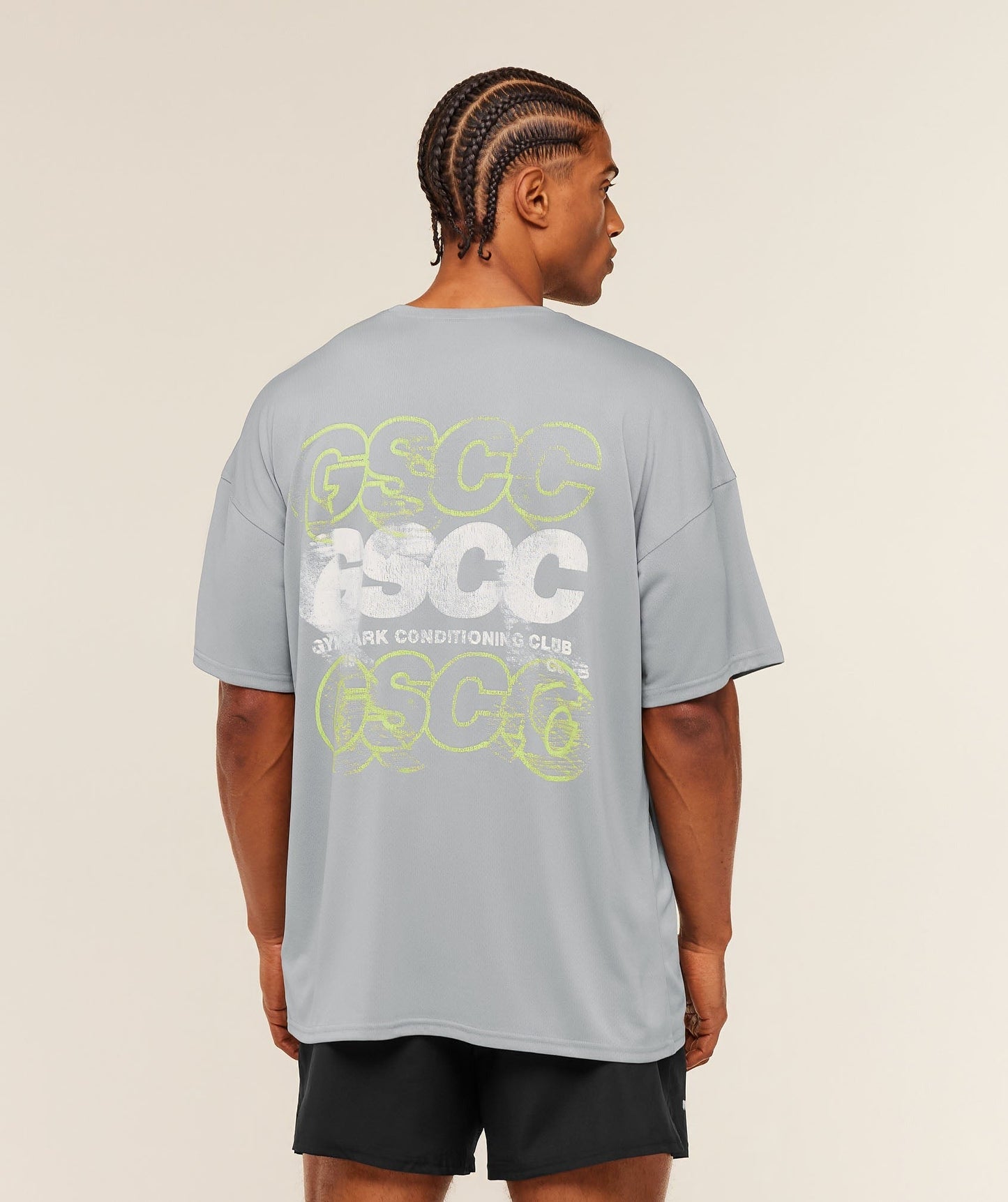 Gymshark GSCC Graphic T-Shirt - Denim Grey
