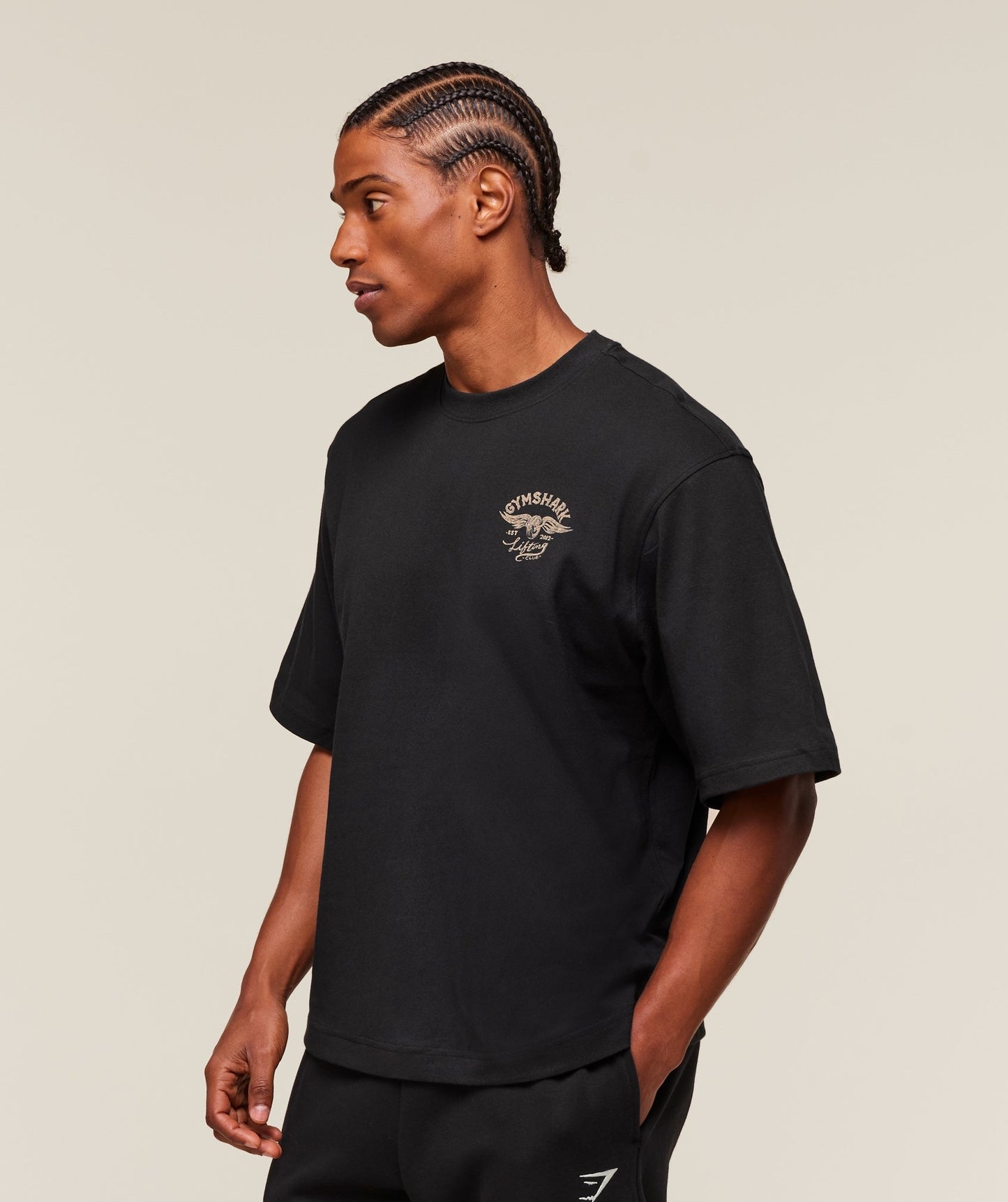 Gymshark Flying Weights T-Shirt - Black