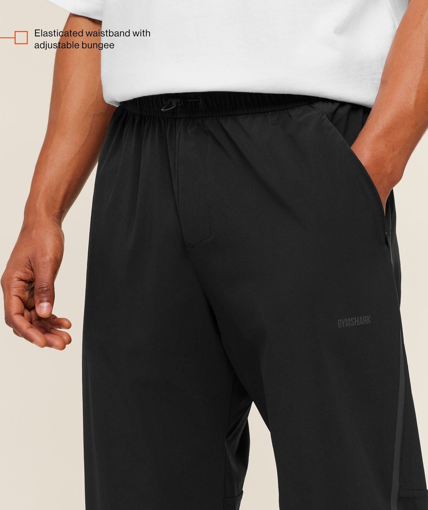Gymshark Hybrid Zip Pants - Black