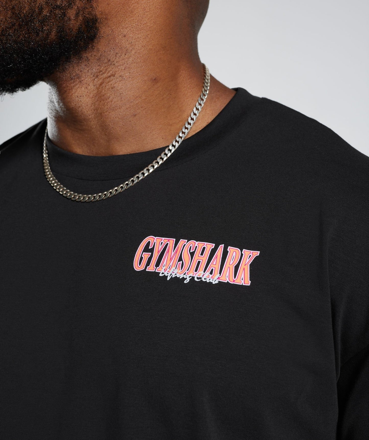 Gymshark Retrowave Oversized T-Shirt - Black