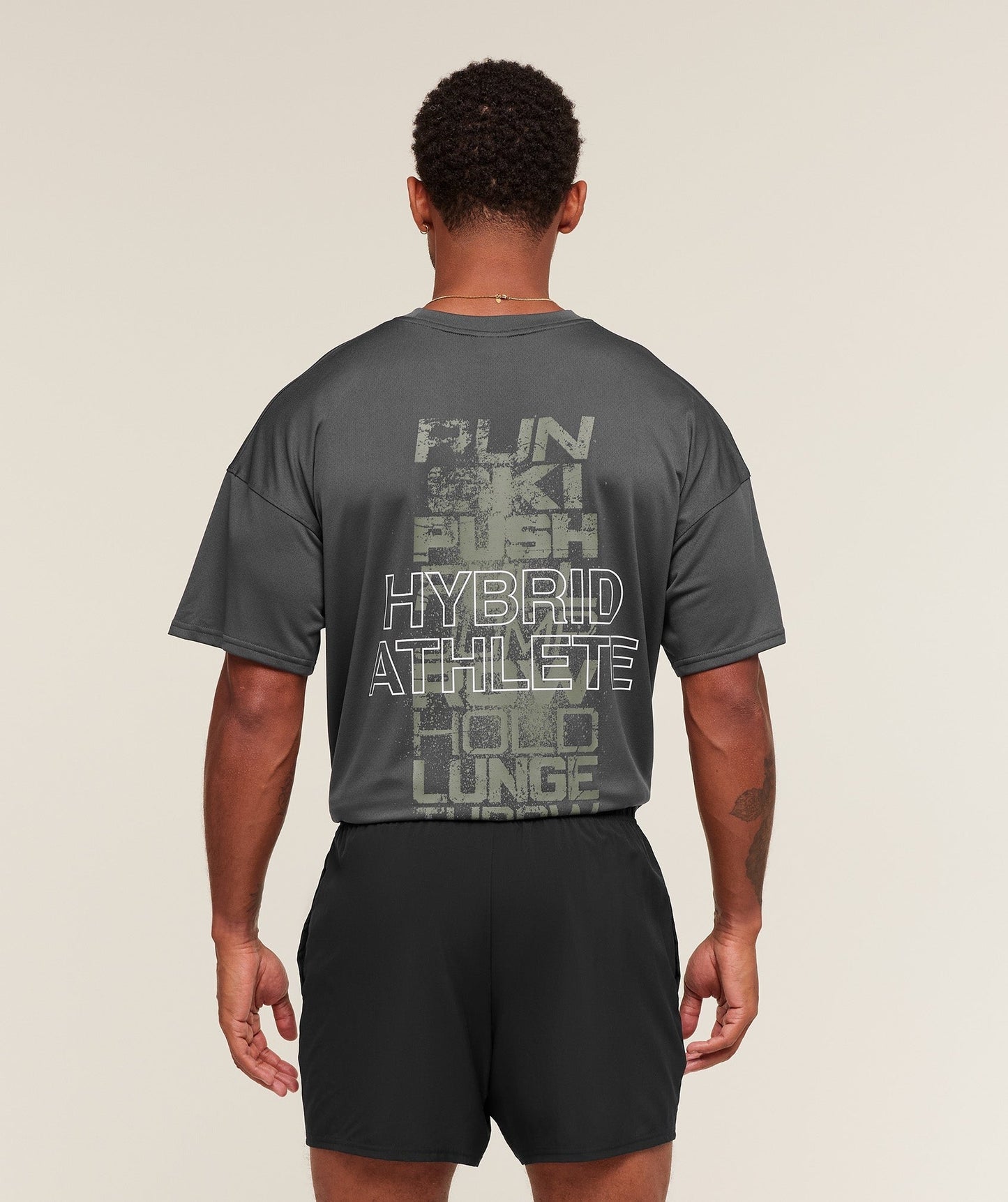 Gymshark Hybrid Athlete T-Shirt - Grey
