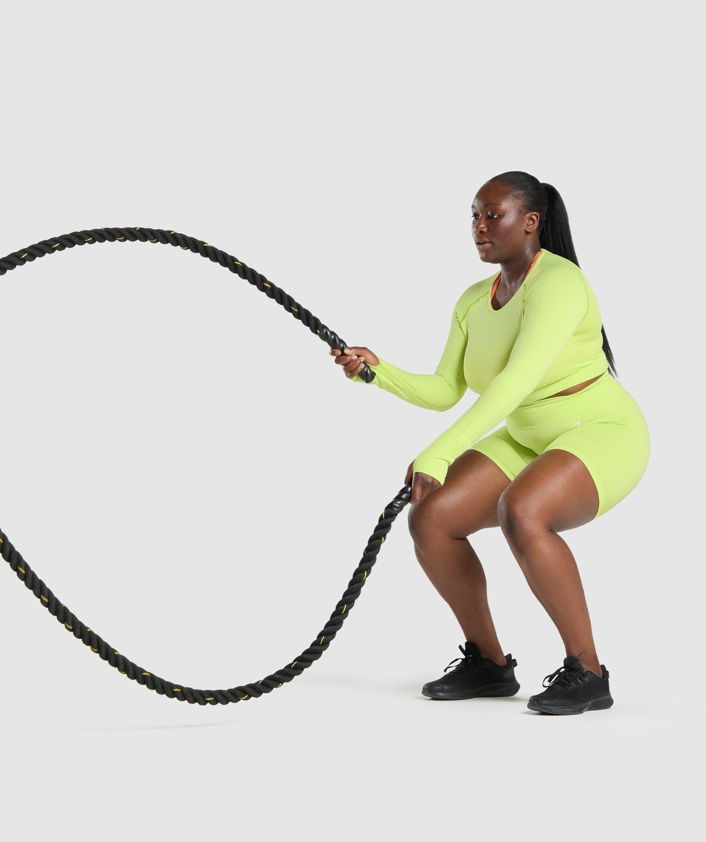 Gymshark Vital Crop Top - Yellow Marl