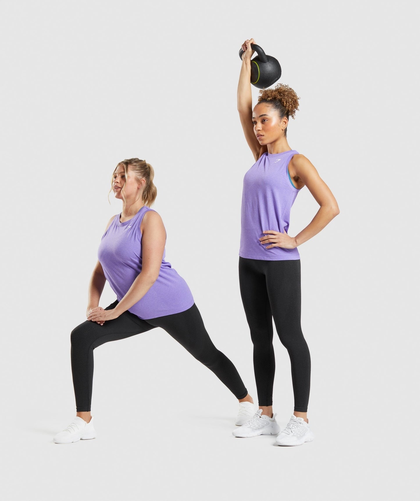 Gymshark Vital Light Tank - Bright Purple Marl