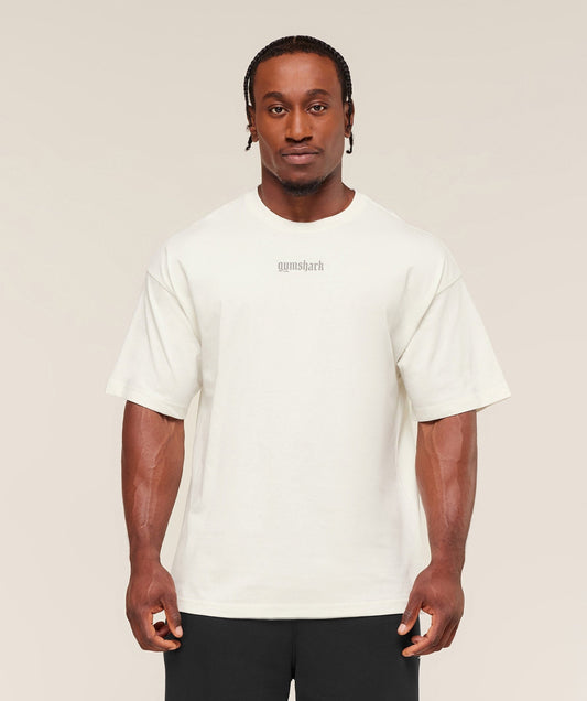 Gymshark Olde English T-Shirt - Soft White