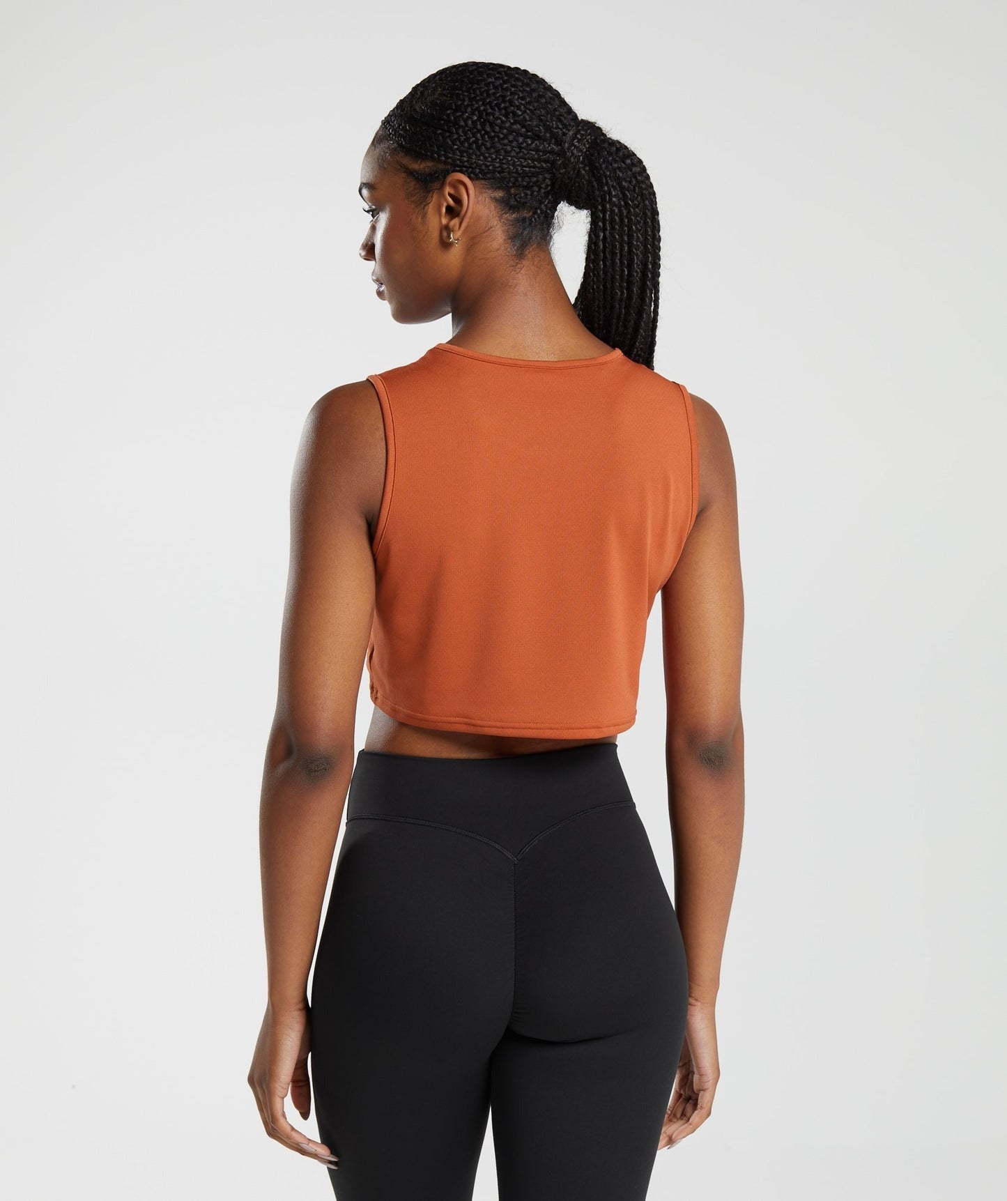 Gymshark Training Crop Tank - Rust Orange