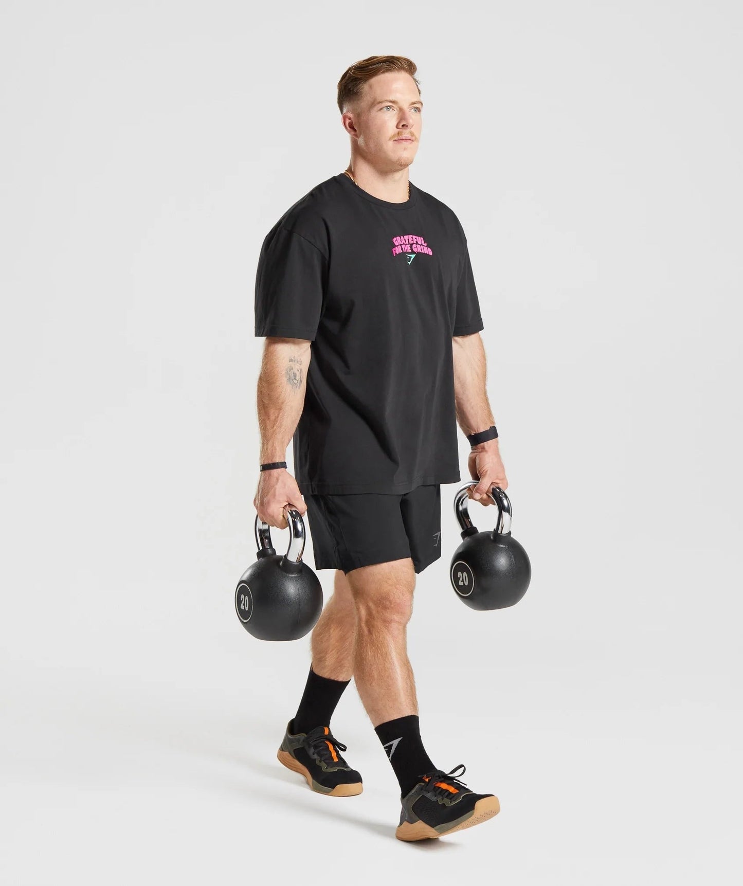 Gymshark Noah Ohlsen Oversized Sun T-Shirt - Black