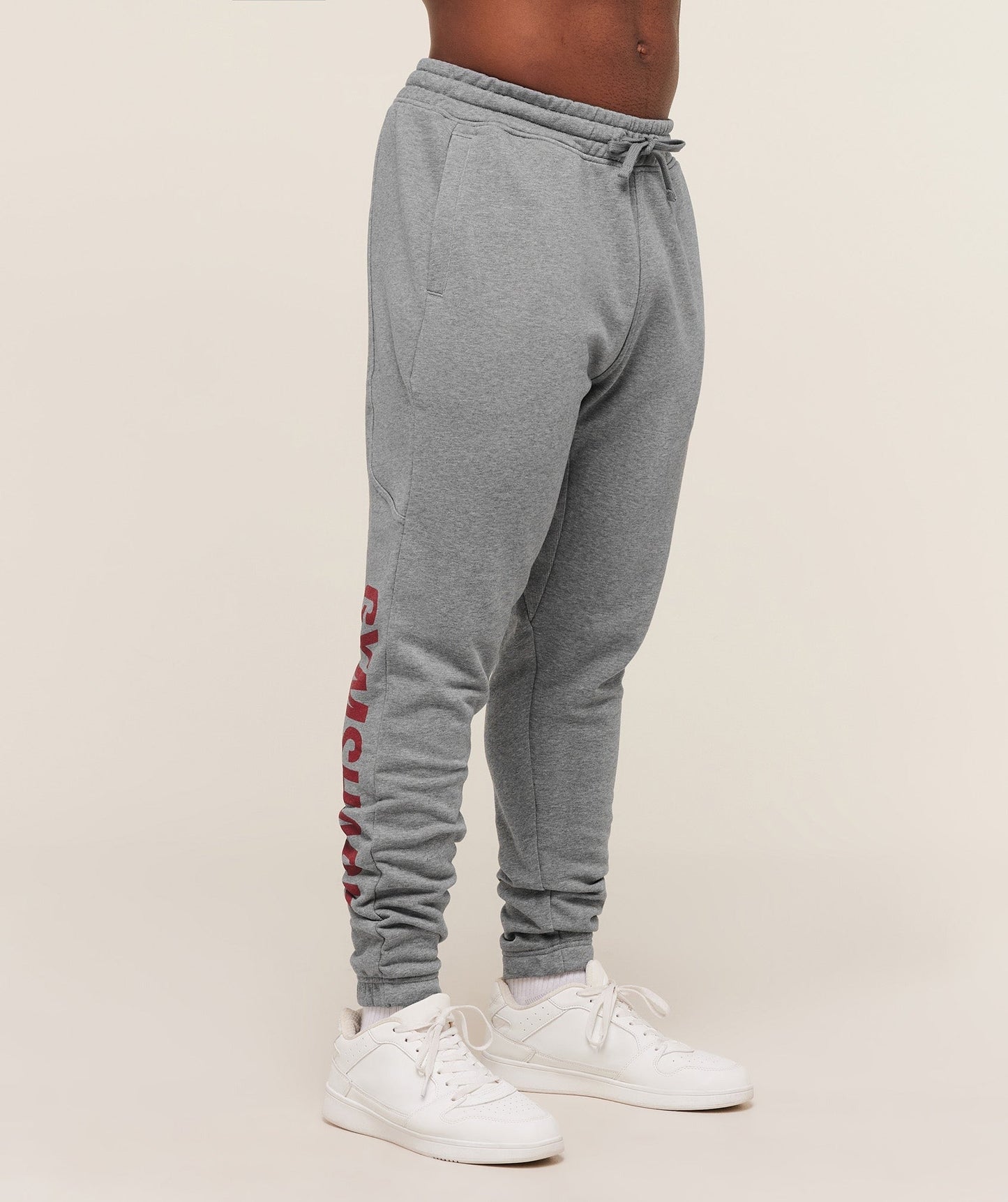 Gymshark Power Wordmark Joggers - Charcoal Core Marl