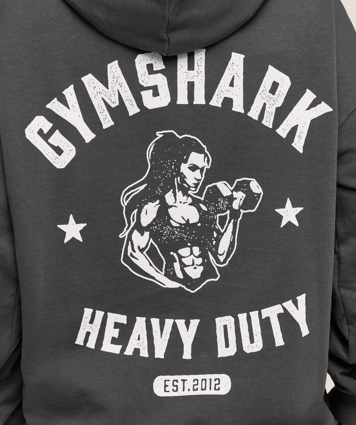 Gymshark Heavy Duty Oversized Hoodie - Onyx Grey