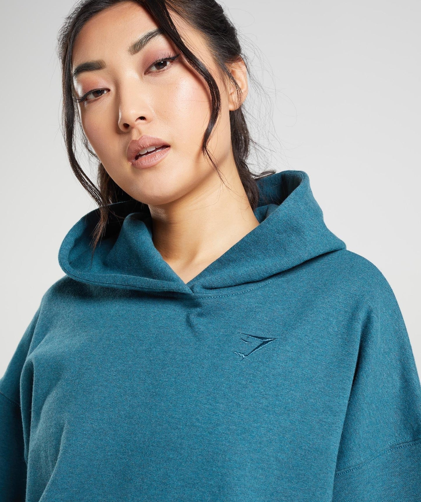 Gymshark Rest Day Sweats Hoodie - Steel Blue Marl