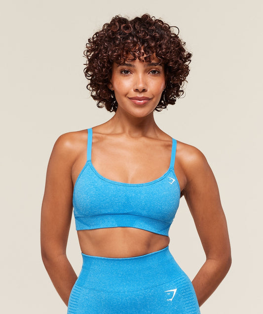 Gymshark Vital Sports Bra - Electric Blue Marl
