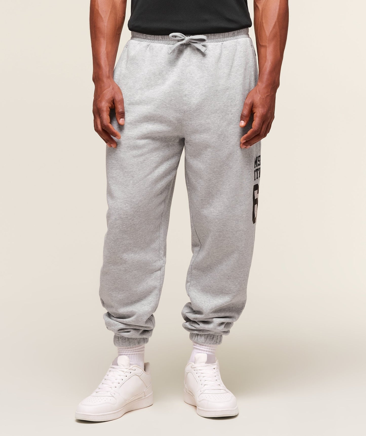 Gymshark Campus Oversized Jogger - Light Grey Core Marl