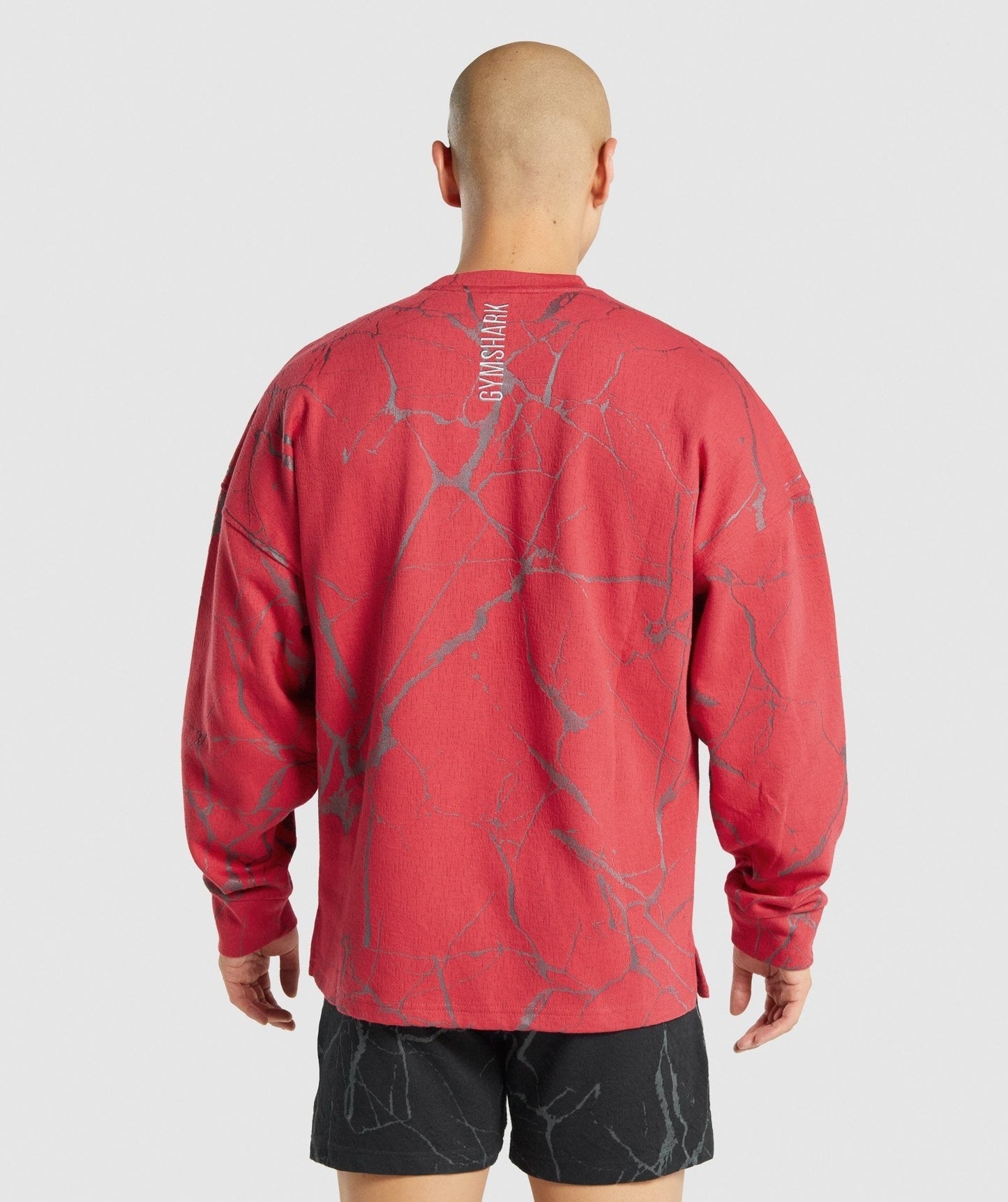 Gymshark Power Crew - Red Print