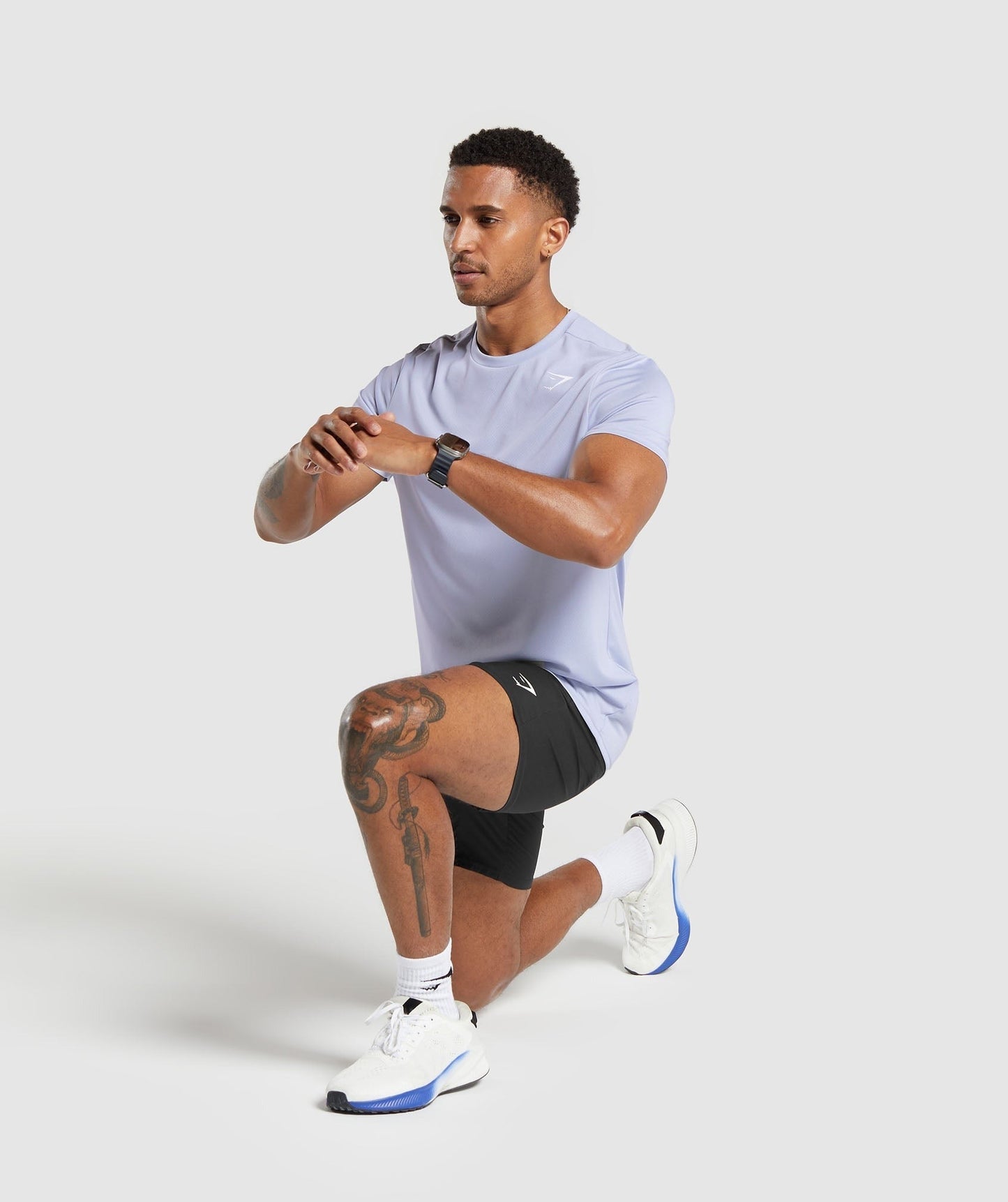 Gymshark Arrival T-Shirt - Silver Lilac