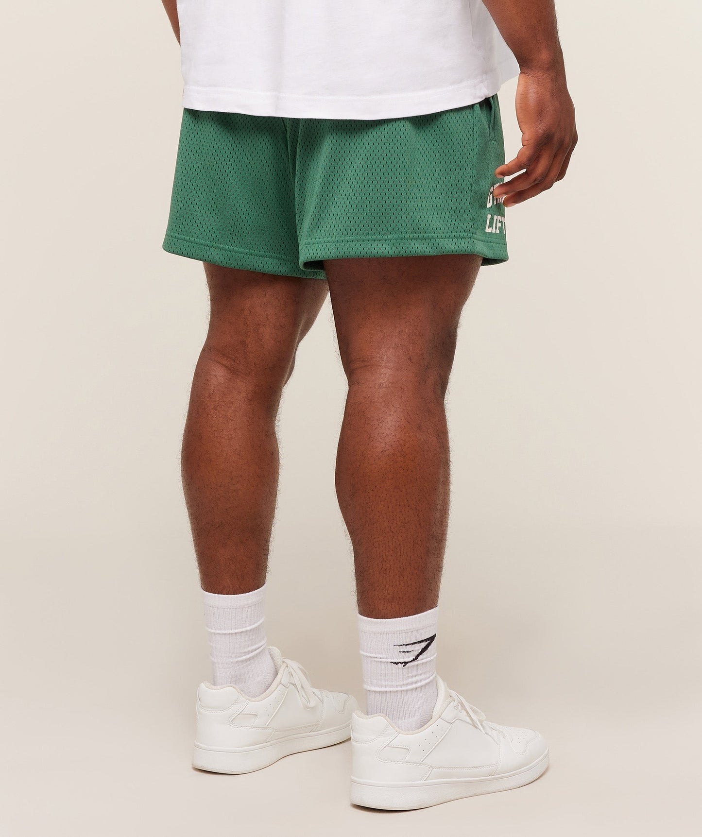 Gymshark Lifting Mesh 5" Shorts - Lift Green