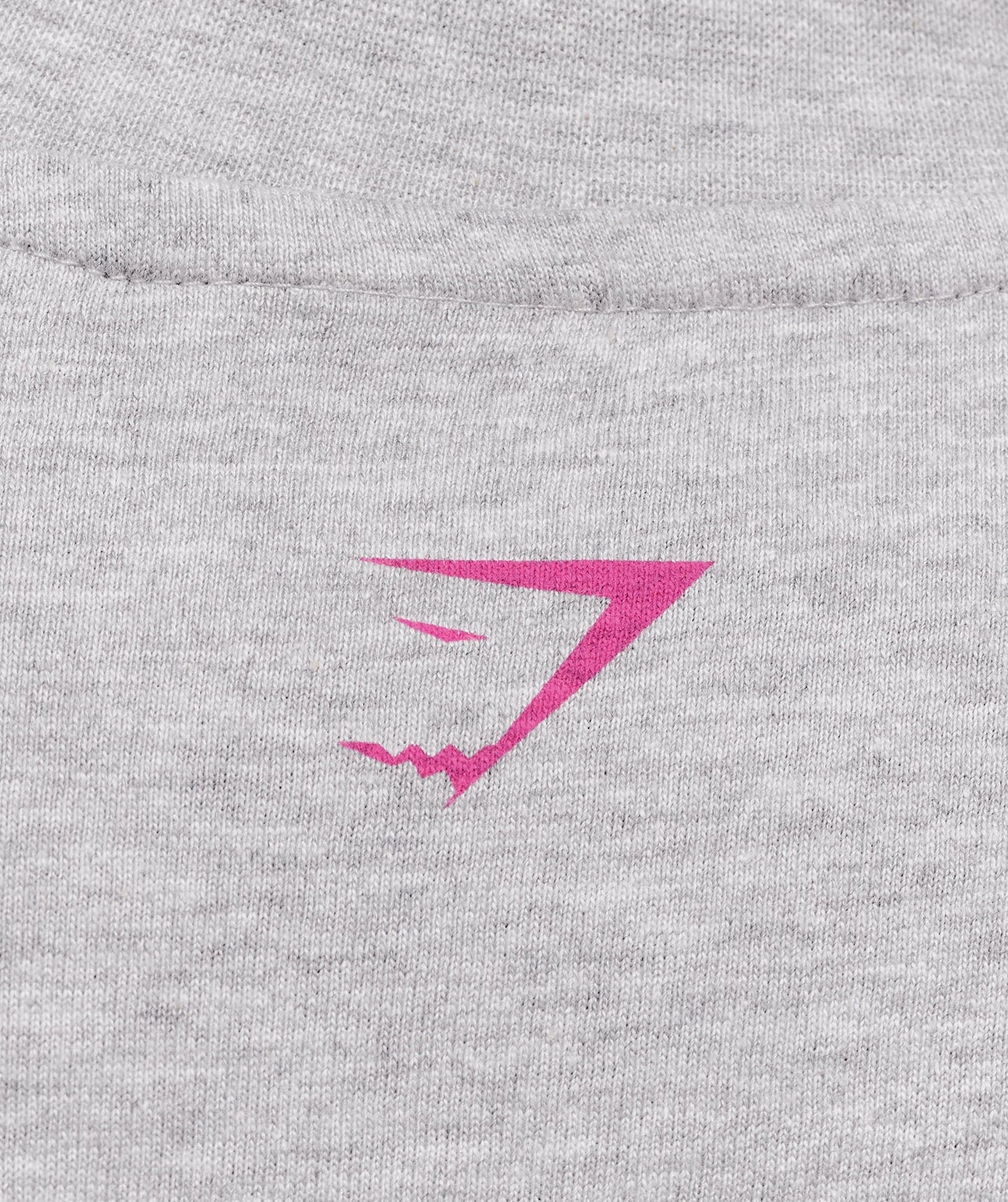 Gymshark Collegiate Graphic T-Shirt - Light Grey Core Marl