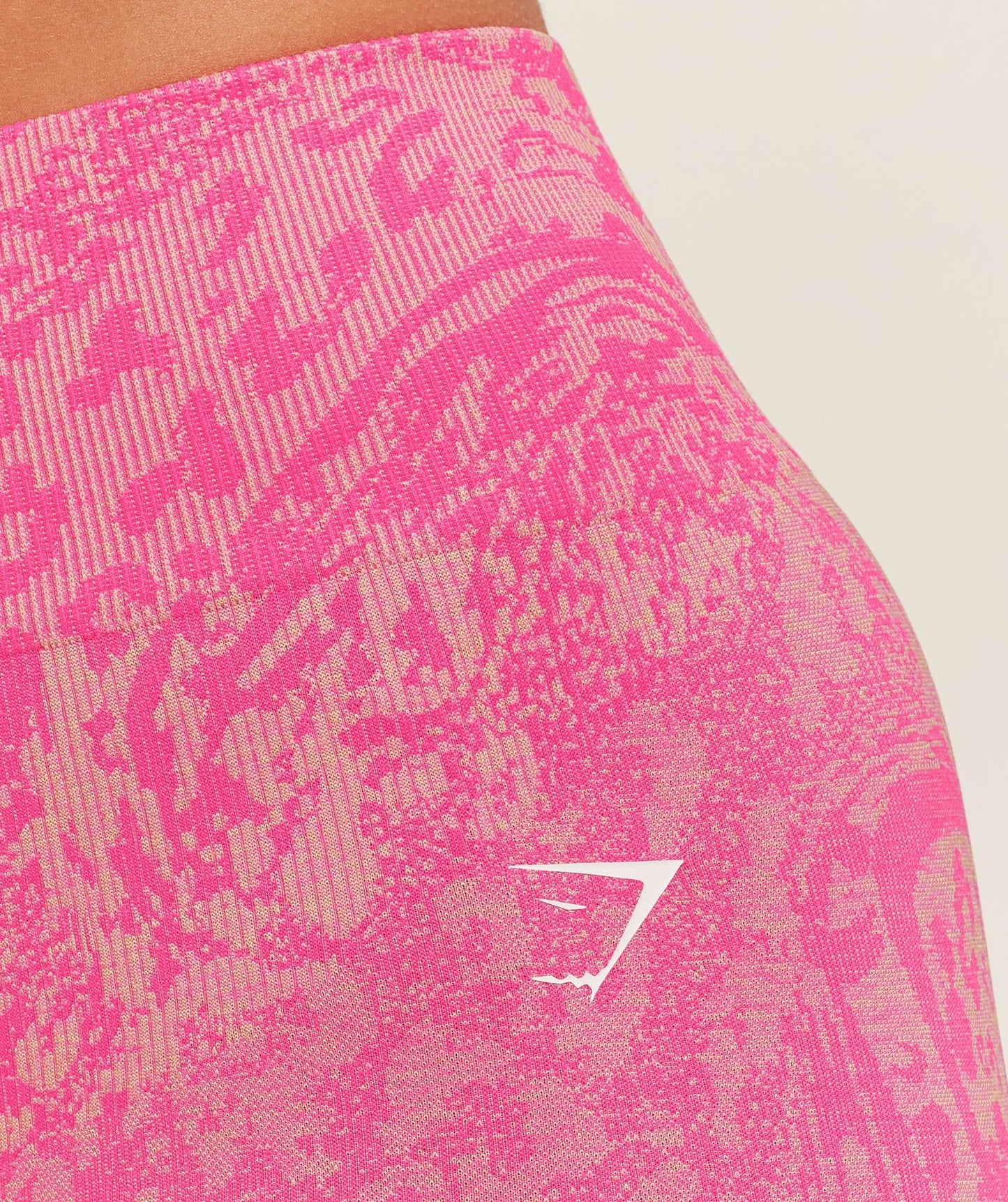Gymshark Adapt Animal X Whitney Shorts - Electric Pink / Sorbet Yellow