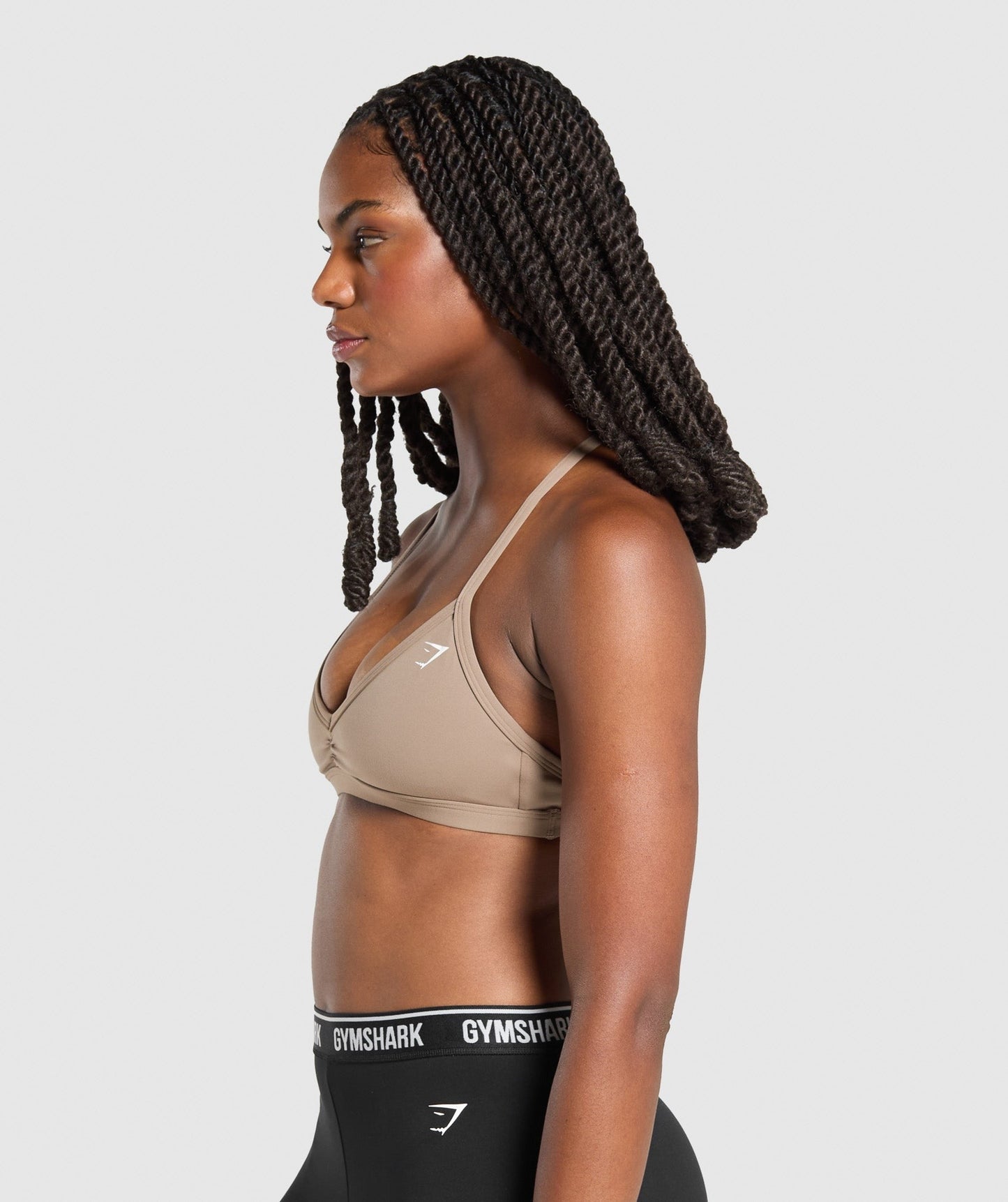 Gymshark Minimal Sports Bra - Lifestyle Brown