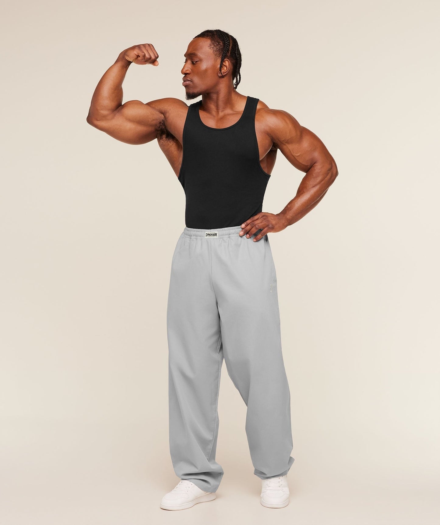 Gymshark Straight Leg Pumper Pants - Stratus Grey