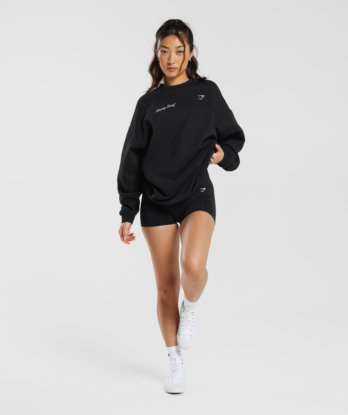 Gymshark Heavy Duty Oversized Sweatshirt - Black