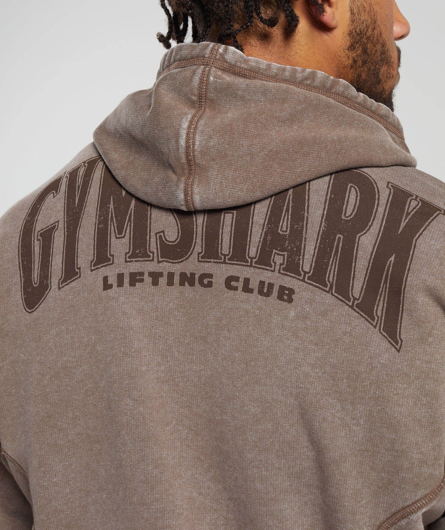 Gymshark Heritage Washed Hoodie - Penny Brown