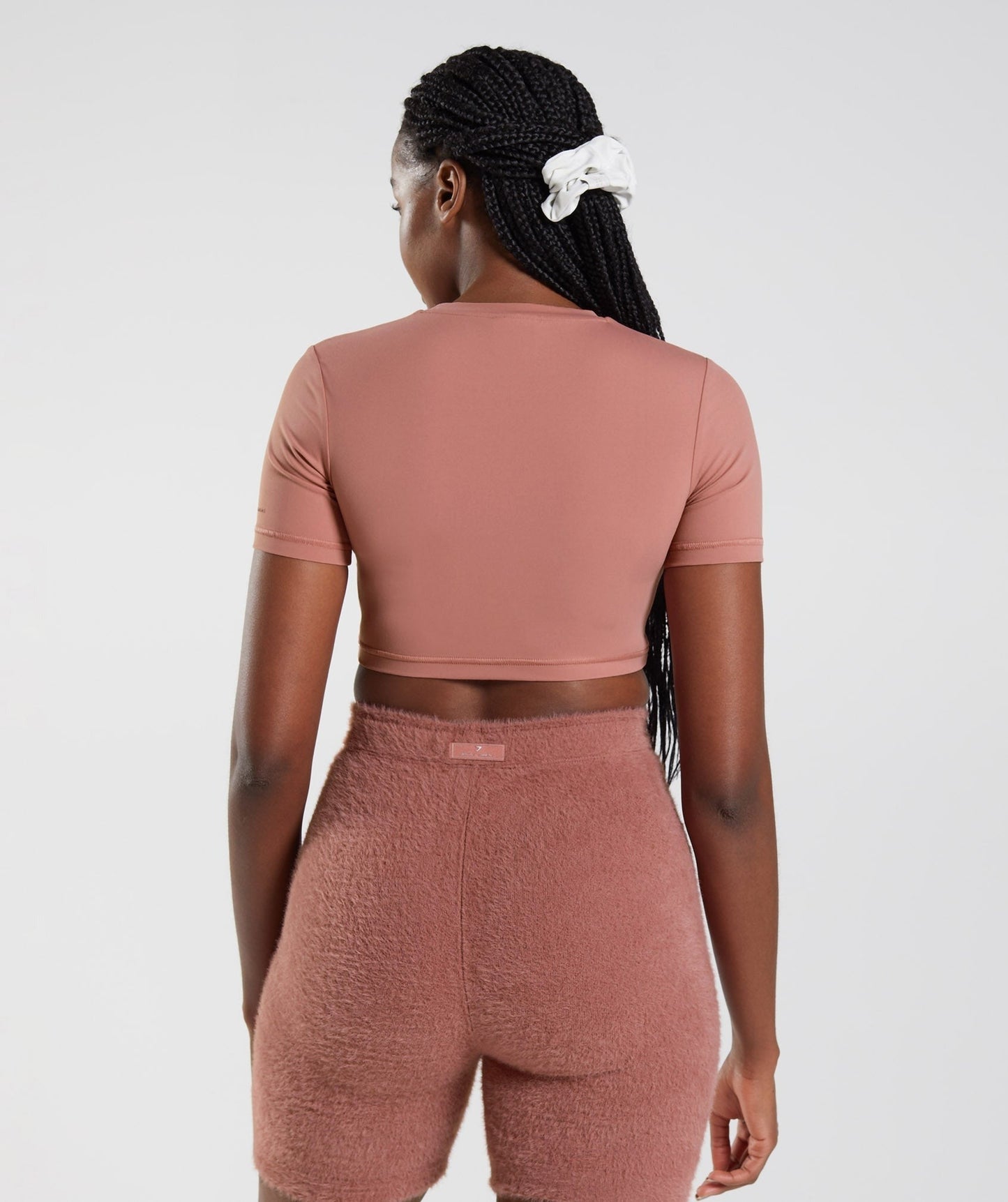 DNU Gymshark Whitney Short Sleeve Crop Top - Canyon Red