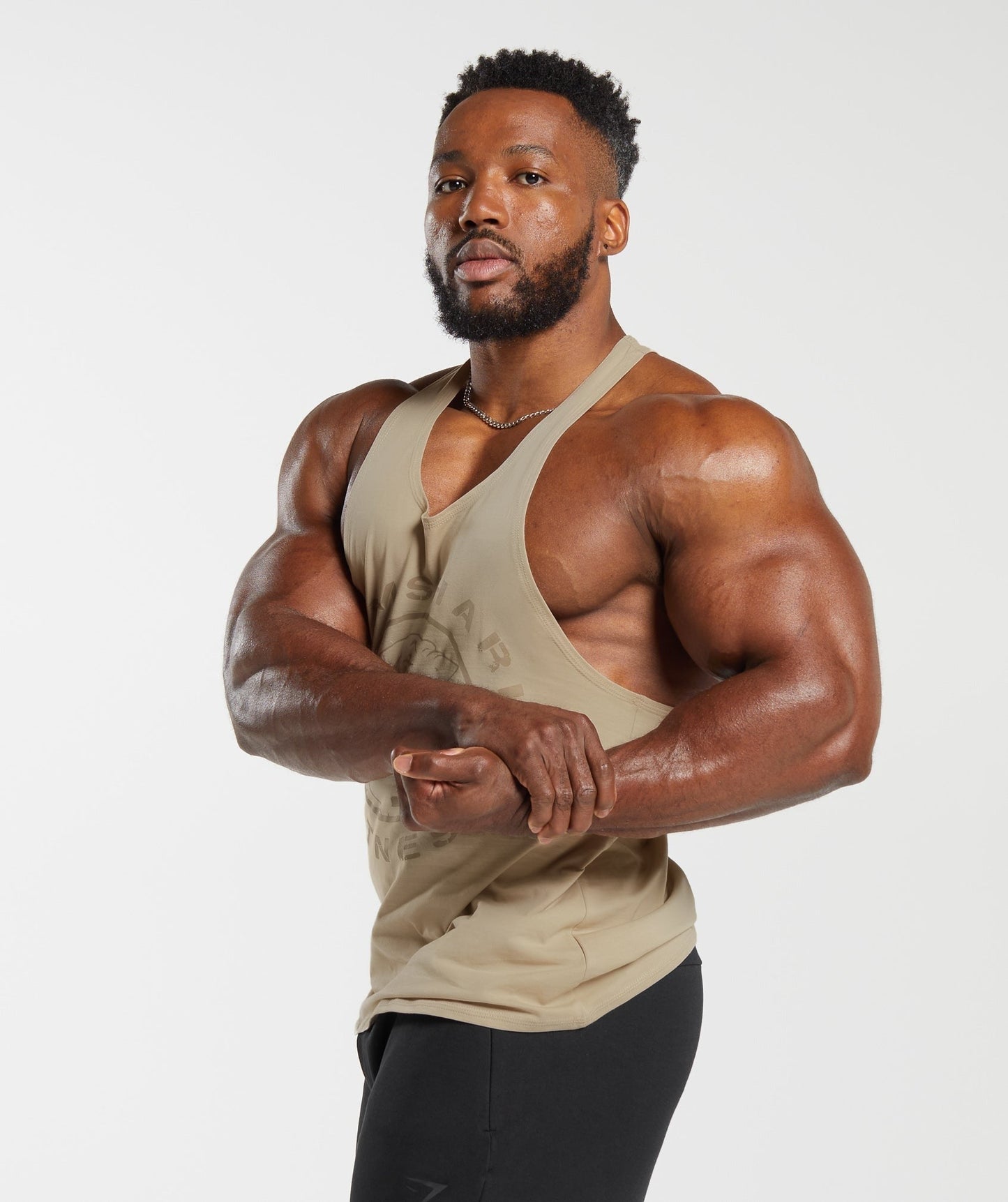 Gymshark Legacy Stringer - Desert Beige
