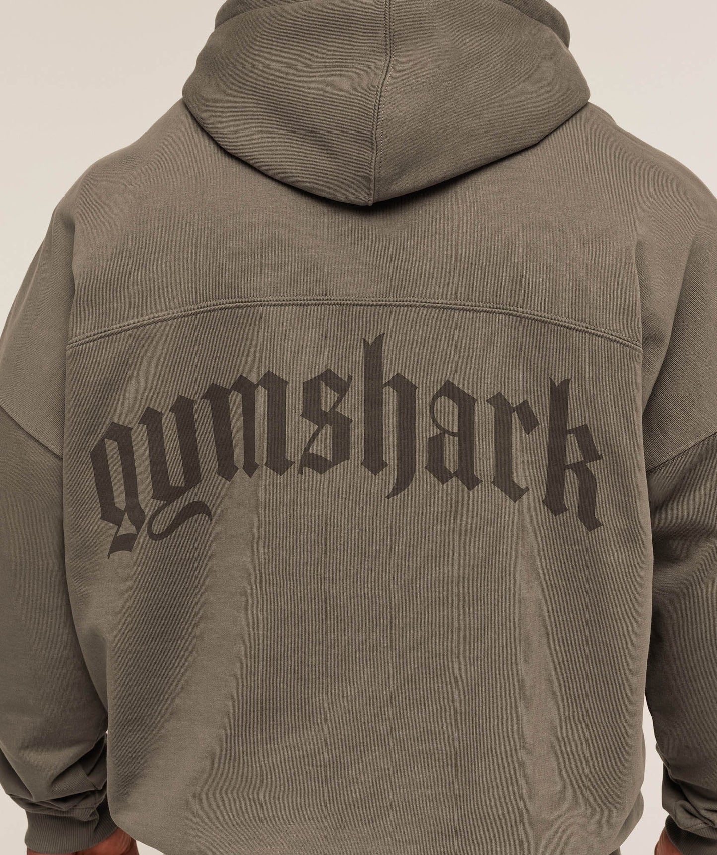Gymshark Olde English Hoodie - Camo Brown