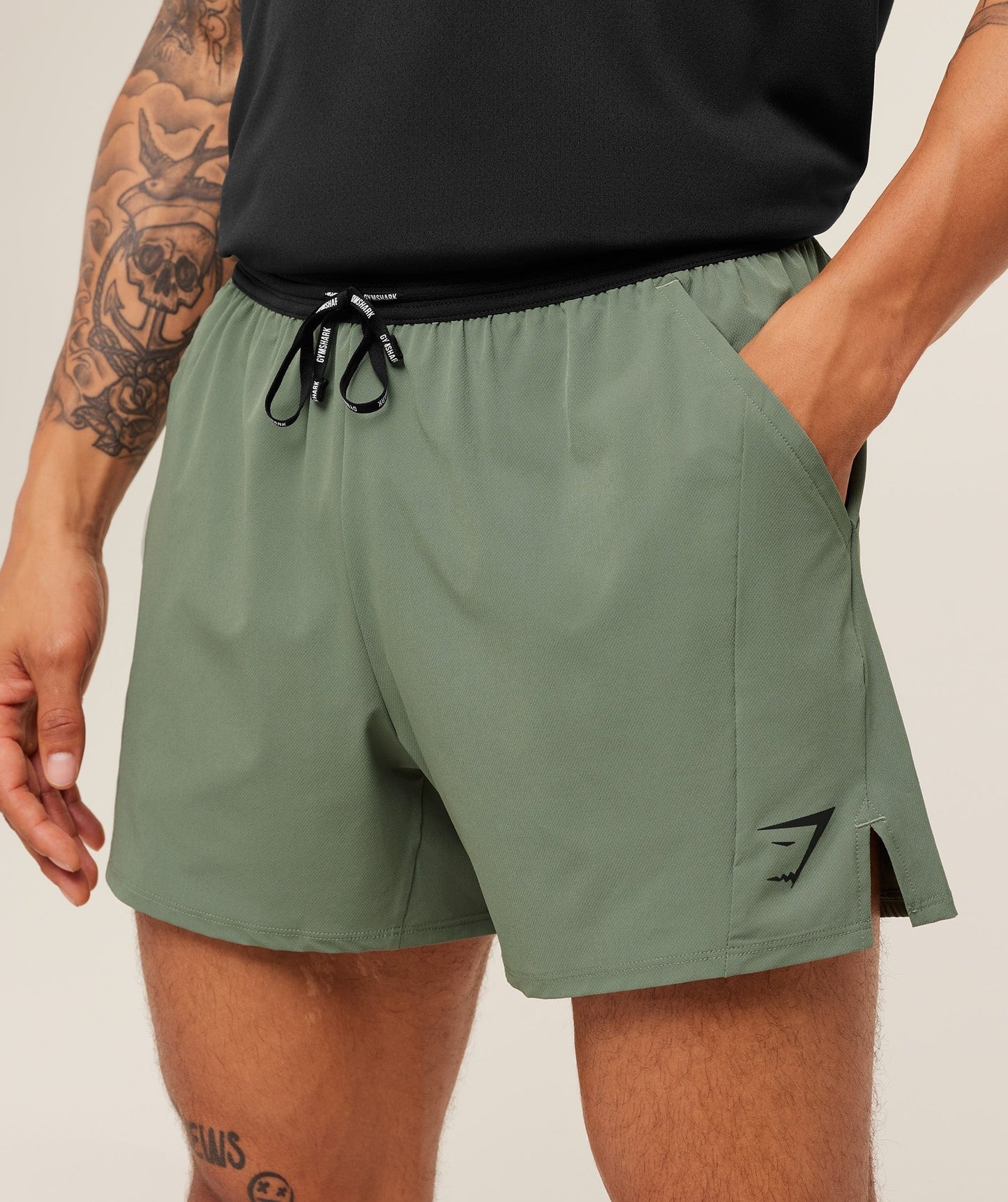 Gymshark Weekend 5" Shorts - GS Unit Green