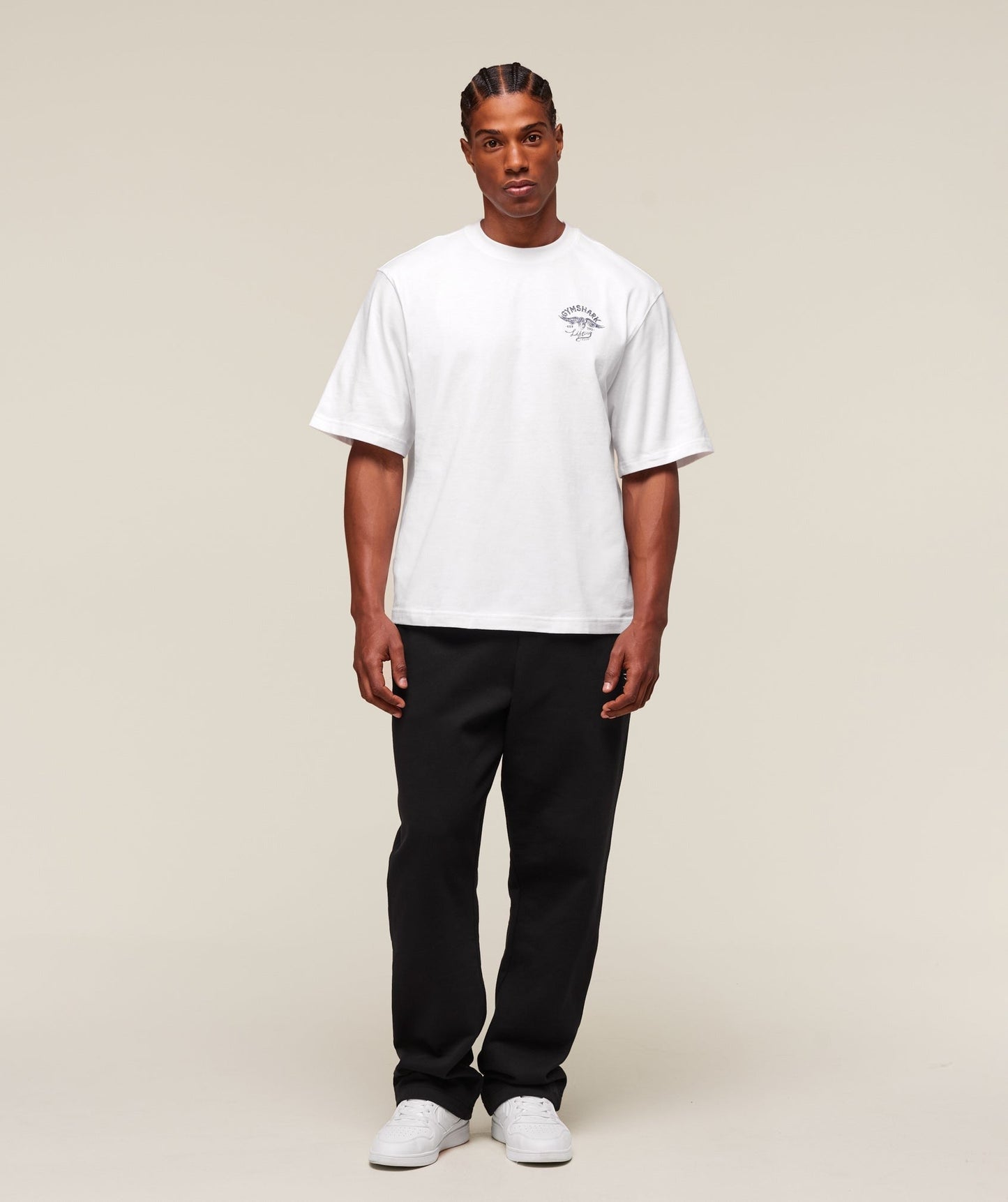 Gymshark Flying Weights T-Shirt - White