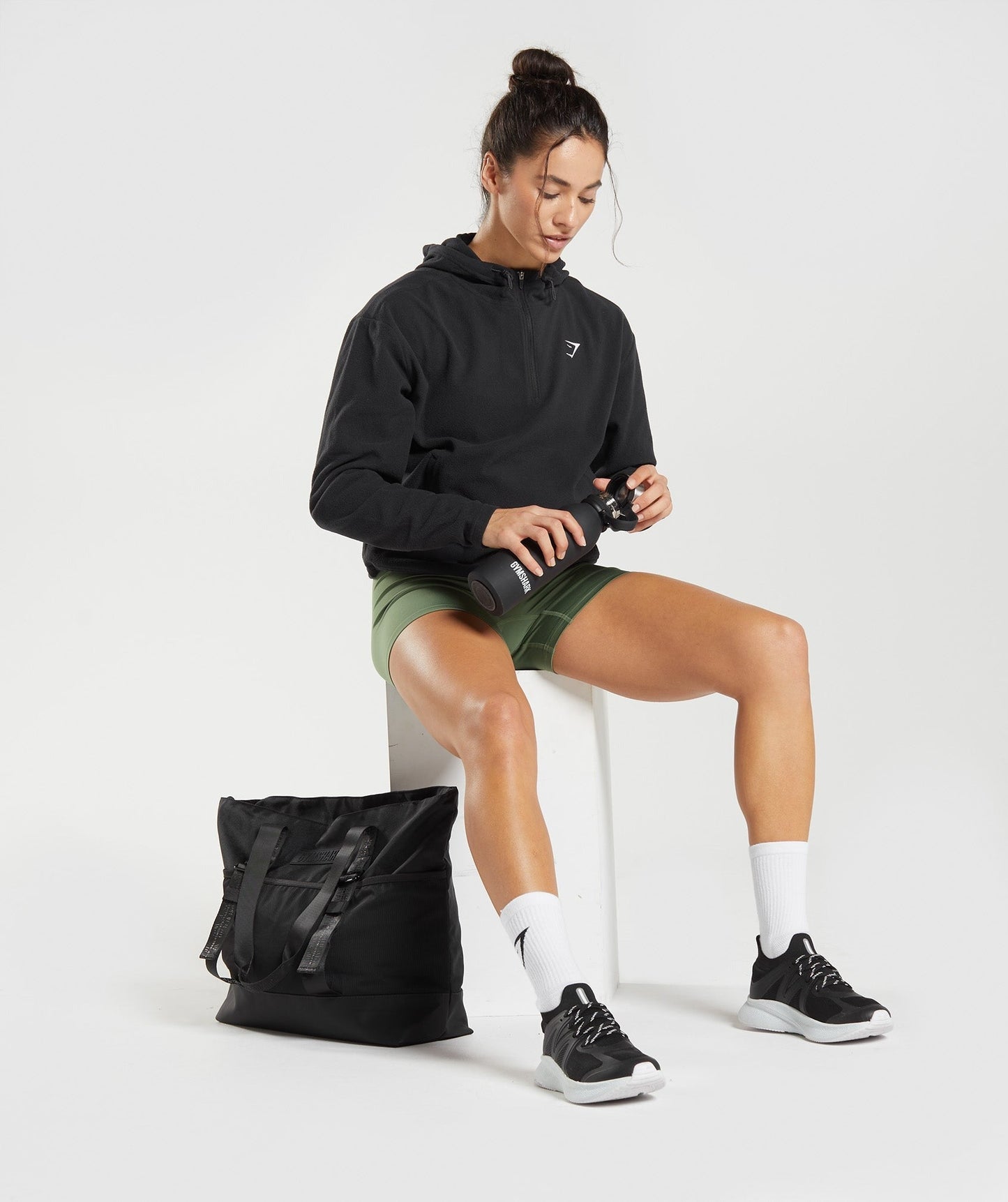 Gymshark Training Fleece 1/4 Zip - Black