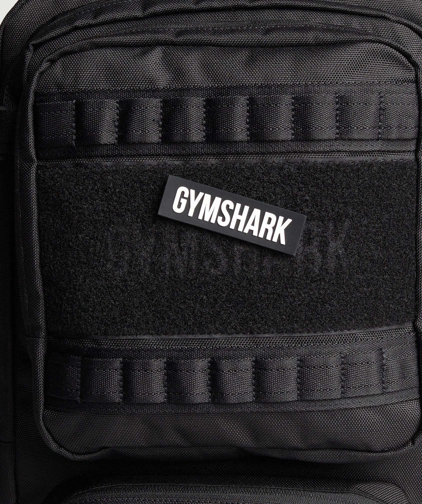 Gymshark Wordmark Velcro Patch - Black