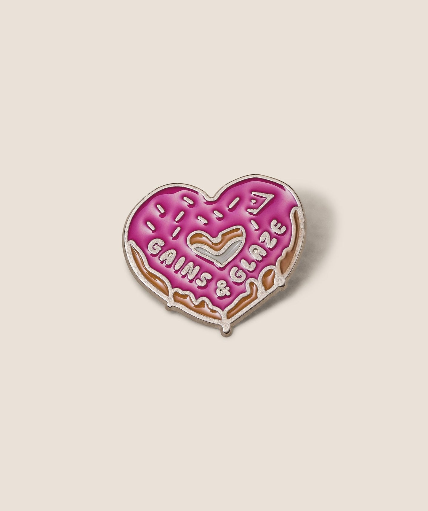 Gymshark Donut Pin - Super-Set Pink