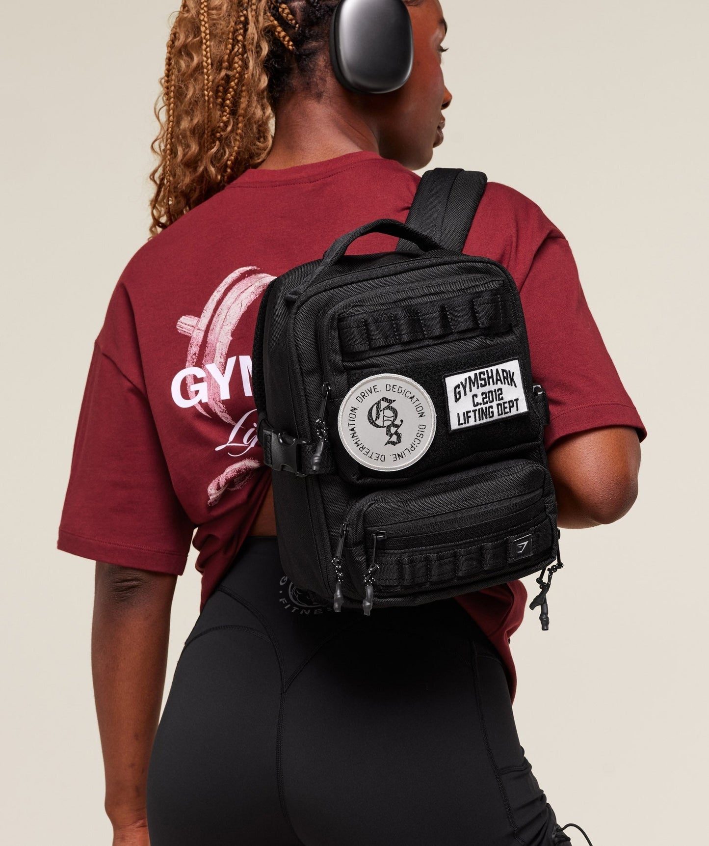Gymshark Mini Tactical Backpack - Black