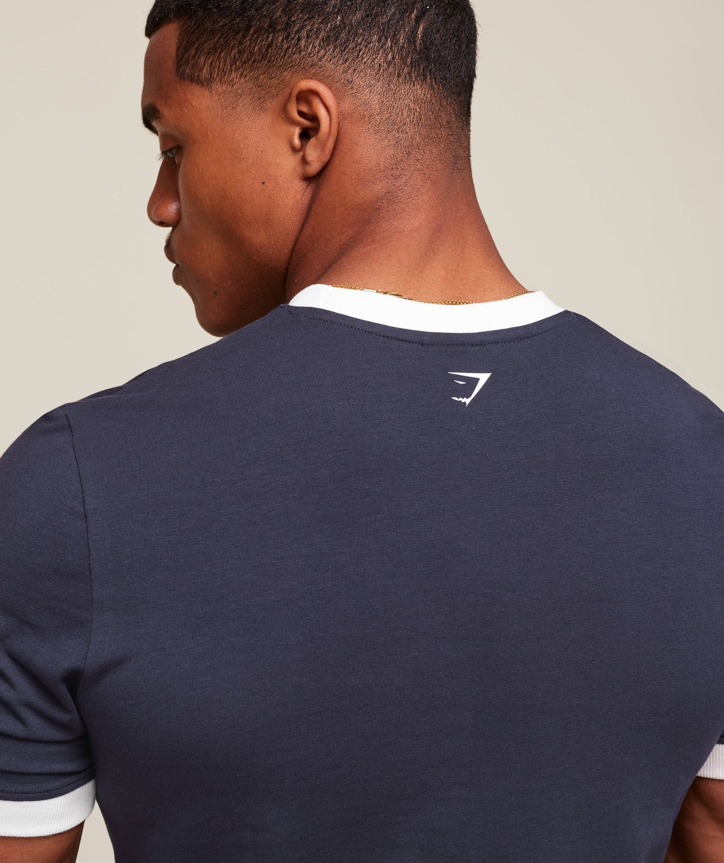 Gymshark GSLC Ringer T-Shirt - Heavy Blue