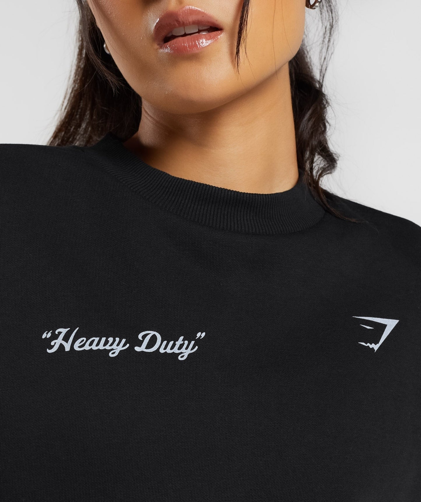 Gymshark Heavy Duty Oversized Sweatshirt - Black