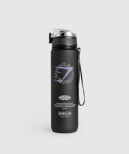Gymshark GFX Sports Bottle - Black