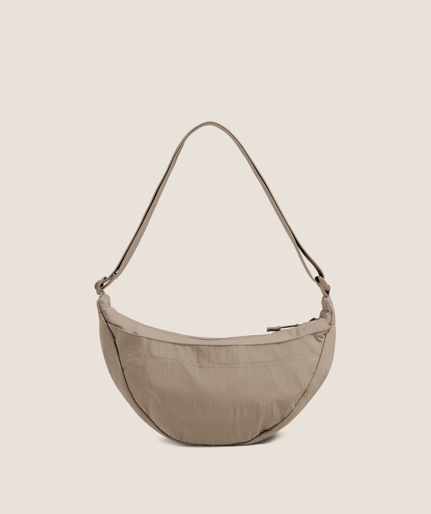 Gymshark Pleat Crossbody - Mushroom Grey