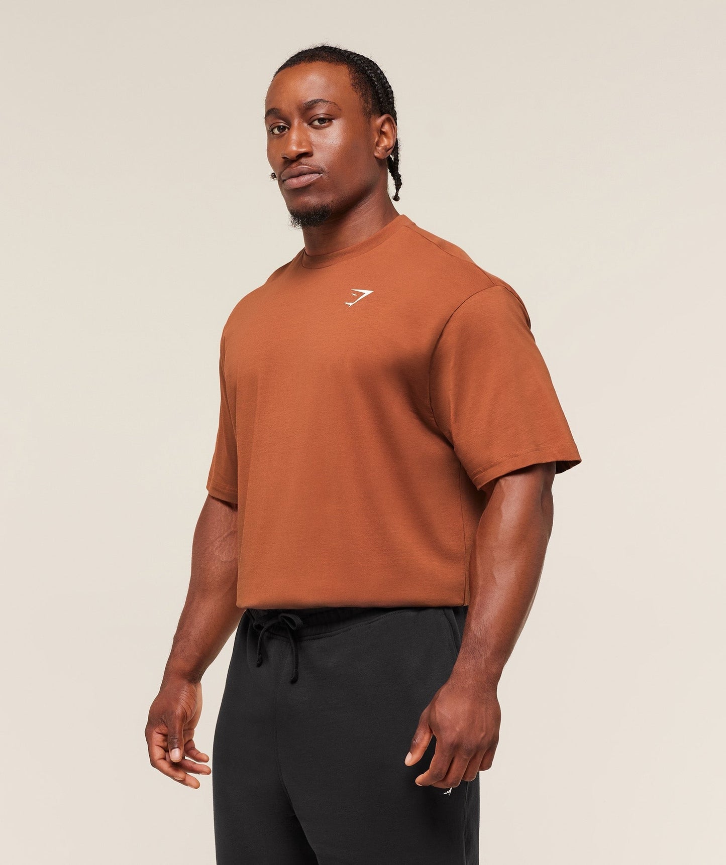 Gymshark Essential Oversized T-Shirt - Spiced Brown