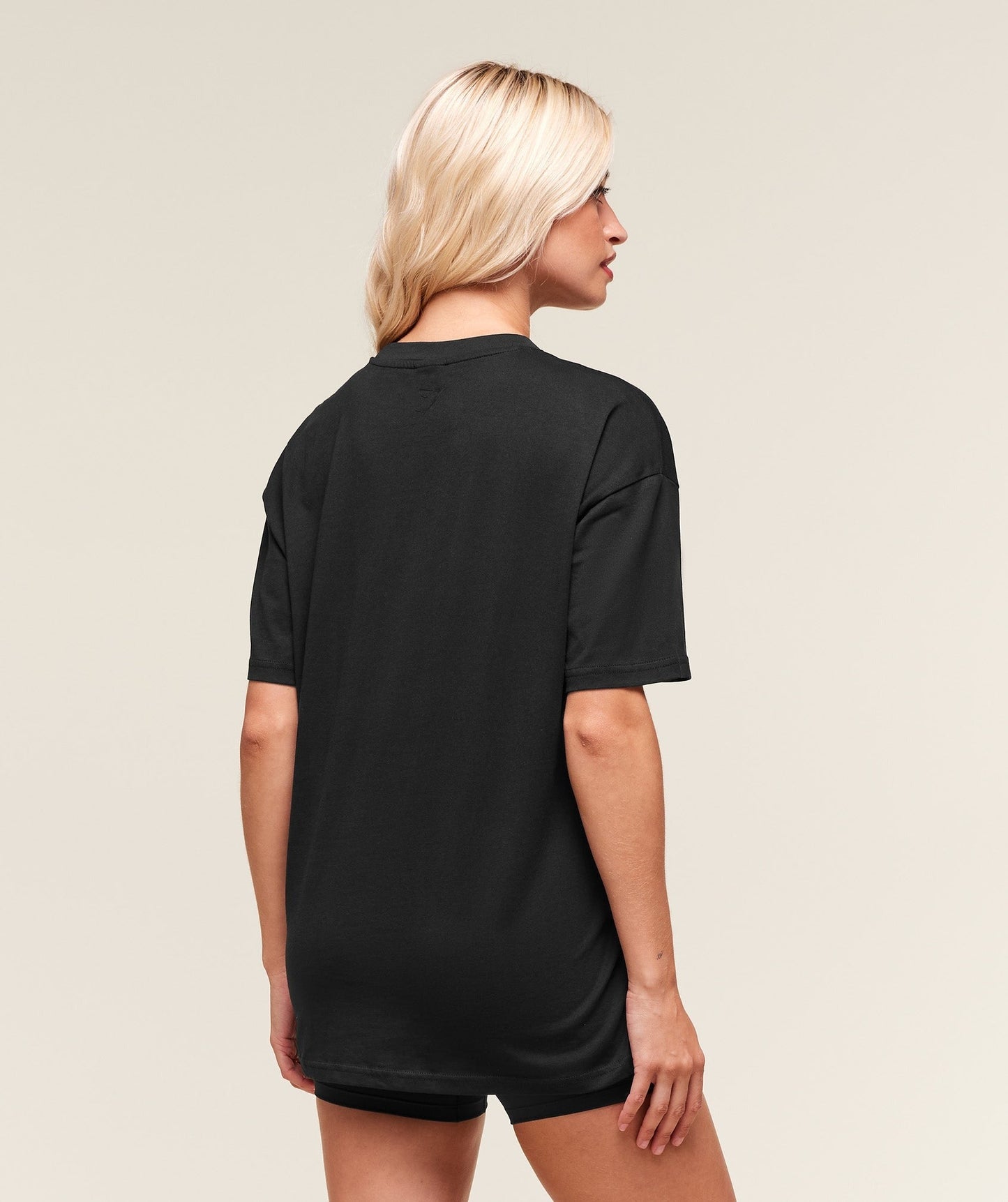 Gymshark Block Oversized T-Shirt - Black
