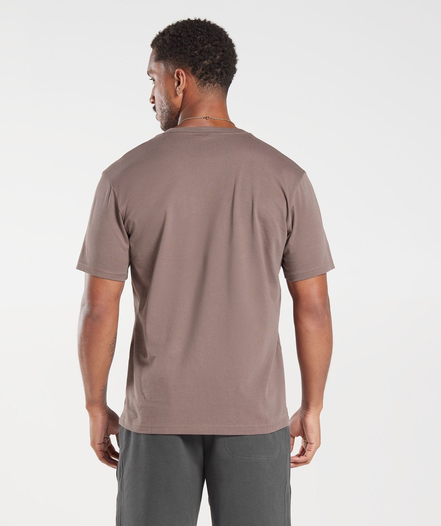 Gymshark Crest T-Shirt - Truffle Brown