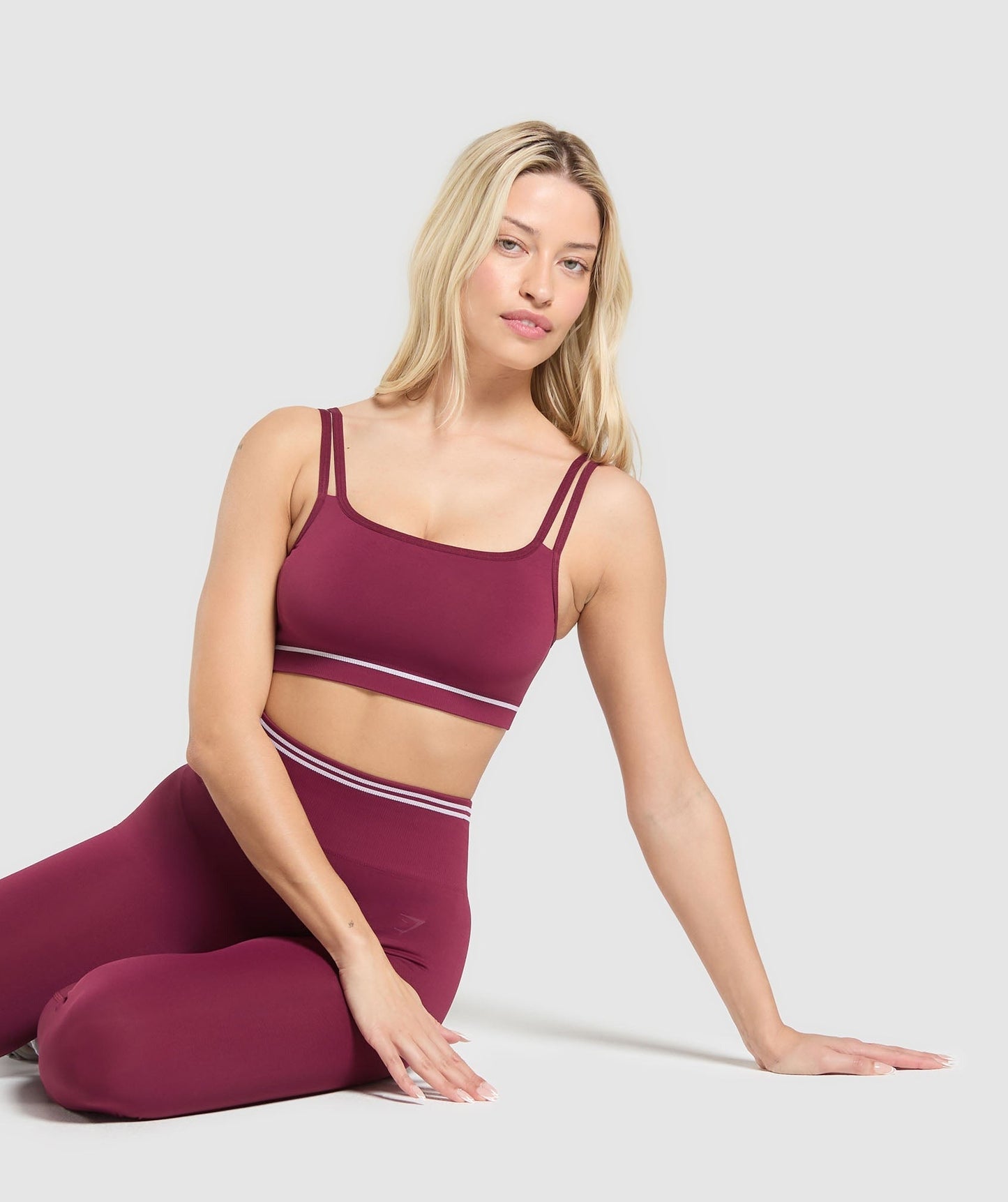 Gymshark Contrast Seamless Sports Bra - Strong Pink