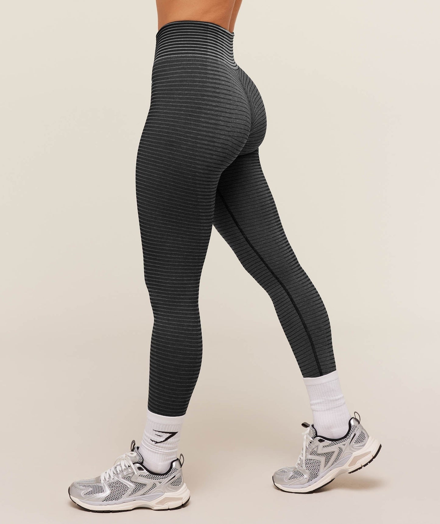 Gymshark Sport Seamless Leggings - Grey/Black