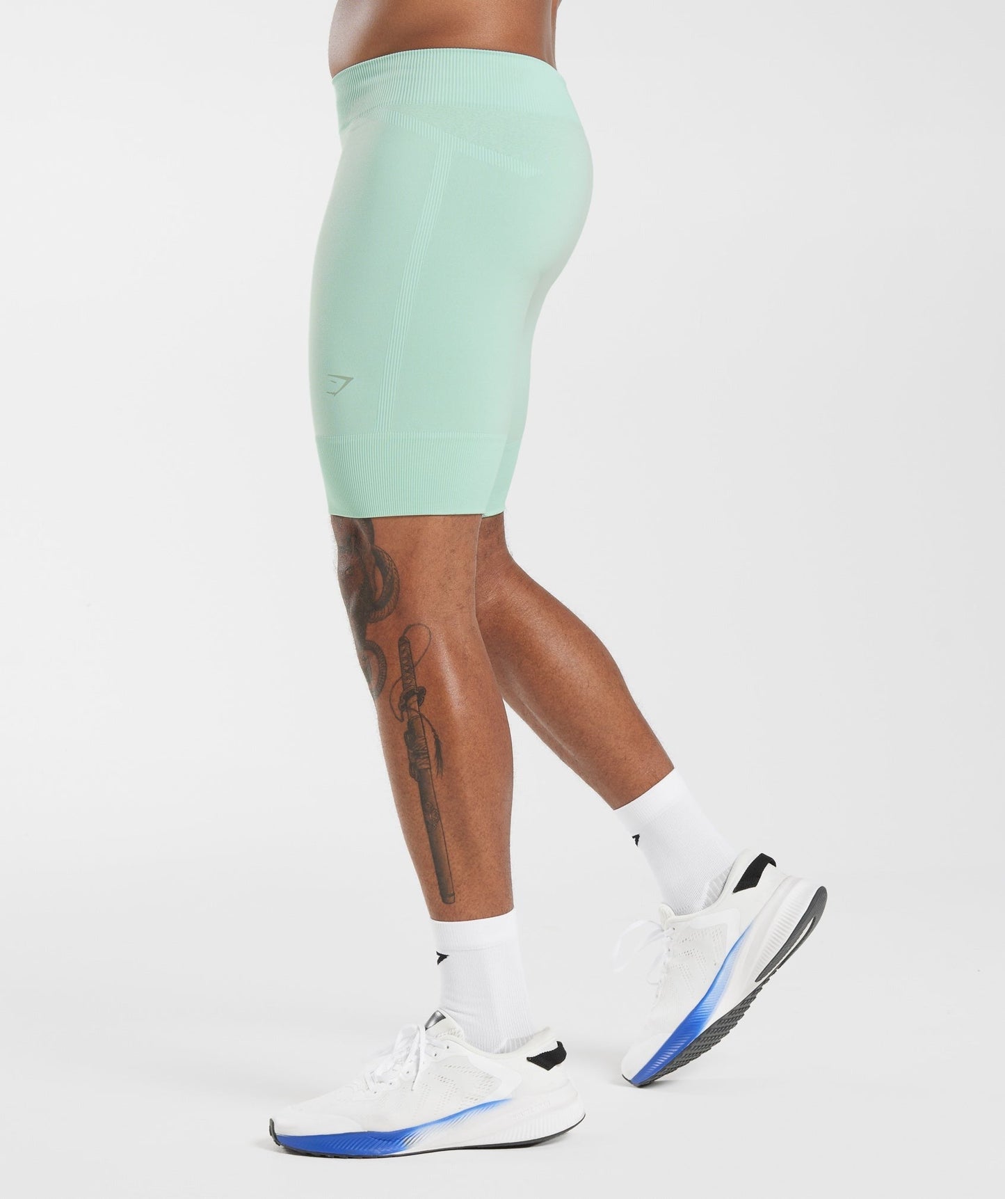 Gymshark Running Seamless 7" Shorts - Pastel Green