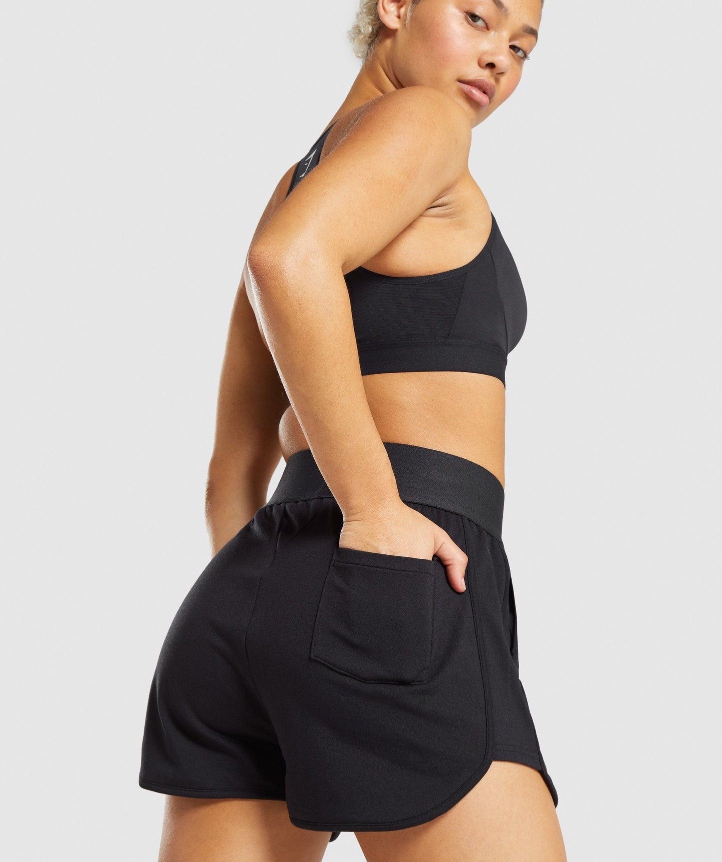 Gymshark Chalk Shorts - Black