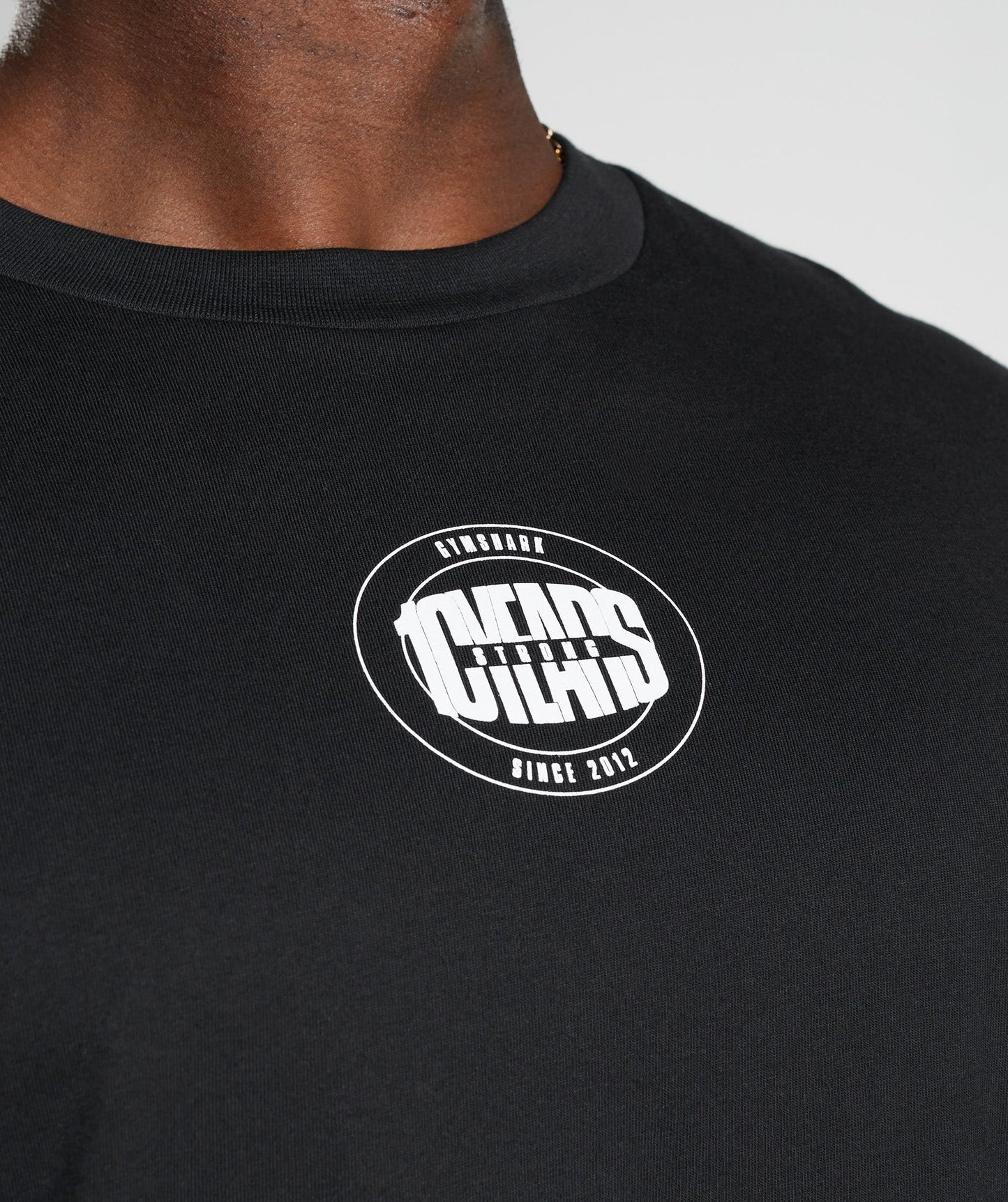 Gymshark GS10 Year Oversized T-Shirt - Black