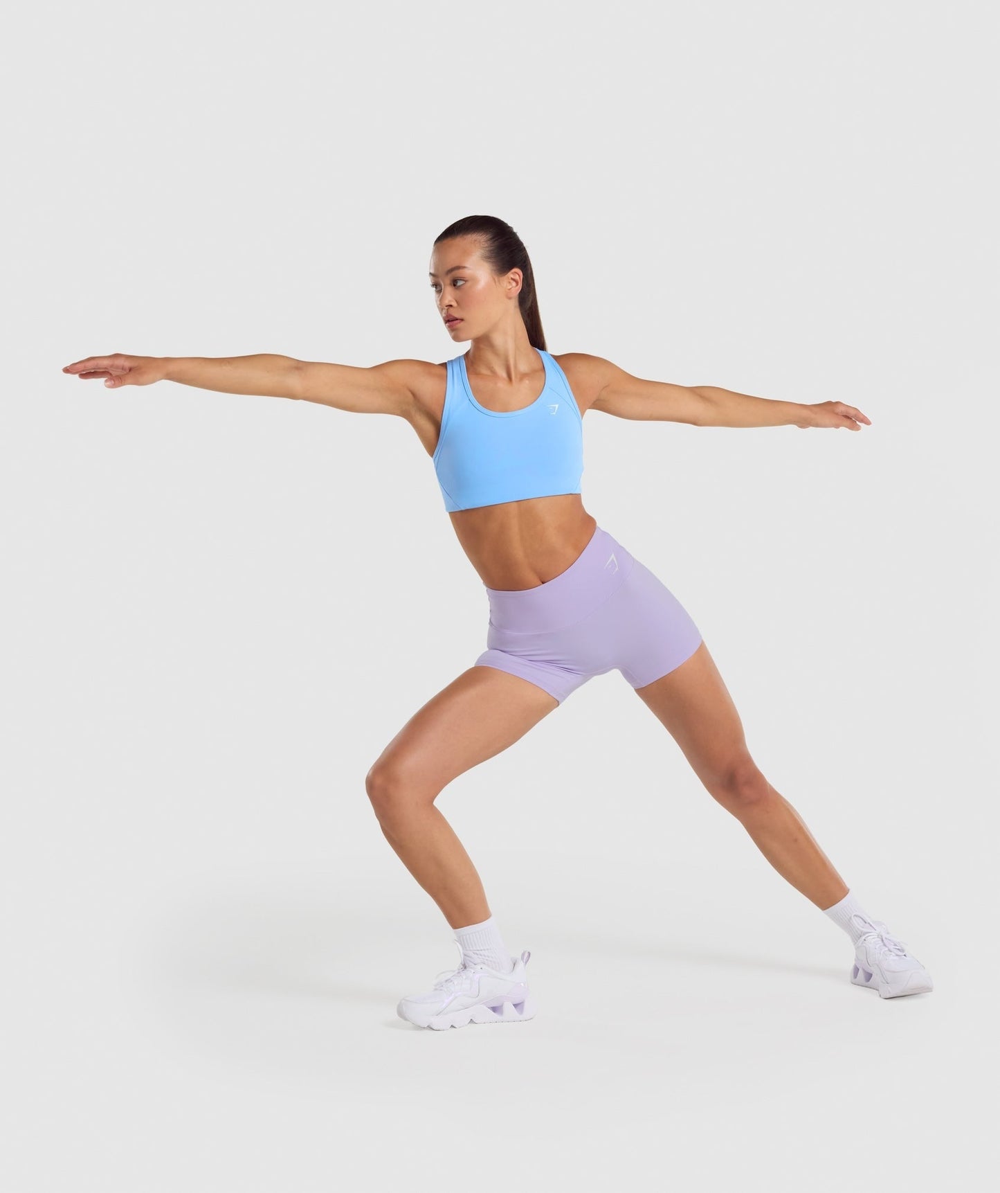 Gymshark Essential Racer Back Sports Bra - Light Blue